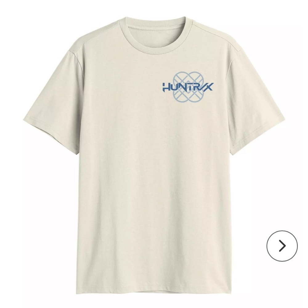 Kpop Demon Hunters Hunter/X Tonal Logo Shirt XL New With Tags Back Hit